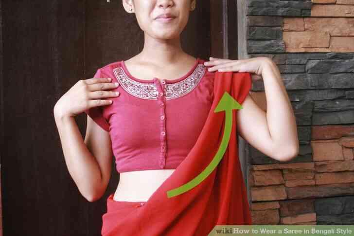 Image intitulée Porter un Sari en Bengali Style de l